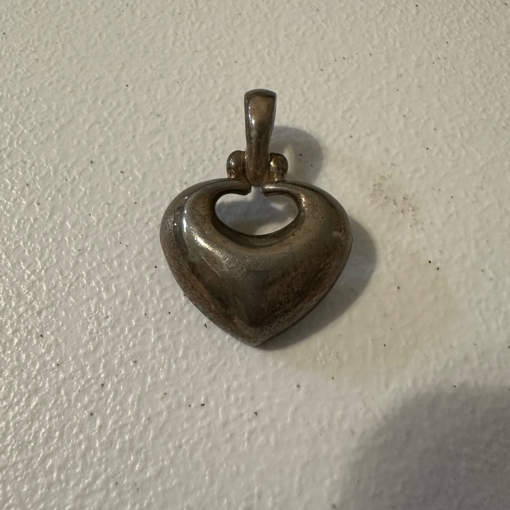 925 Espo Sig Heart Pendant